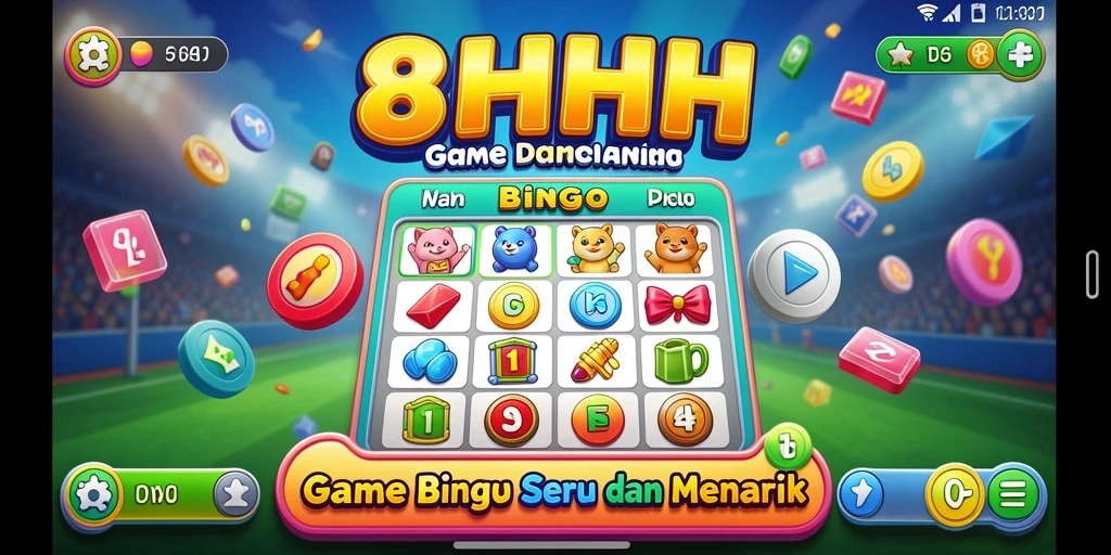 Tampilan gameplay menarik dari game Bingo 8HHH.