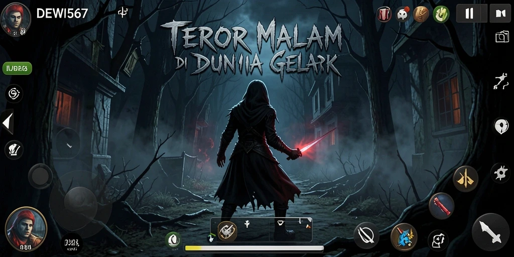 Gameplay menegangkan DEWI567 dengan suasana Horror yang mencekam.