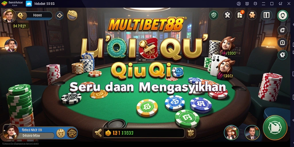 Tampilan gameplay QiuQiu yang menarik dan interaktif.