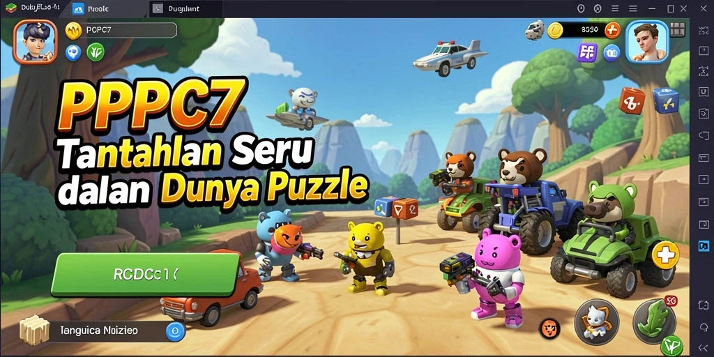 Screenshot menunjukkan gameplay seru dalam menyelesaikan teka-teki puzzle.