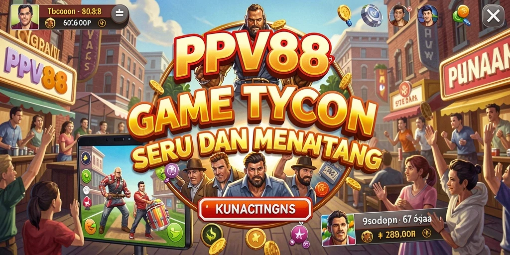 Tangkapan layar gameplay PPV88 yang menunjukkan manajemen bisnis yang dinamis.